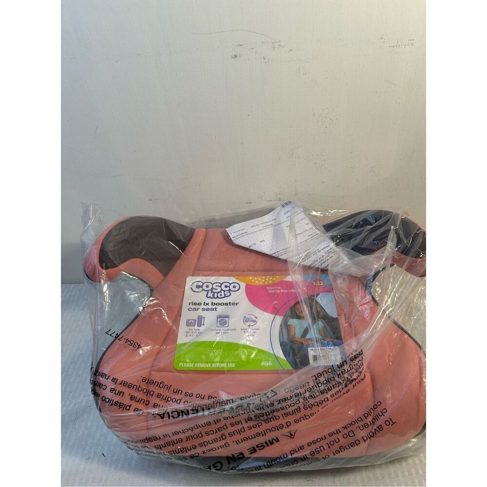 Cosco‎ rise 1x booster new pink 40-100 lbs